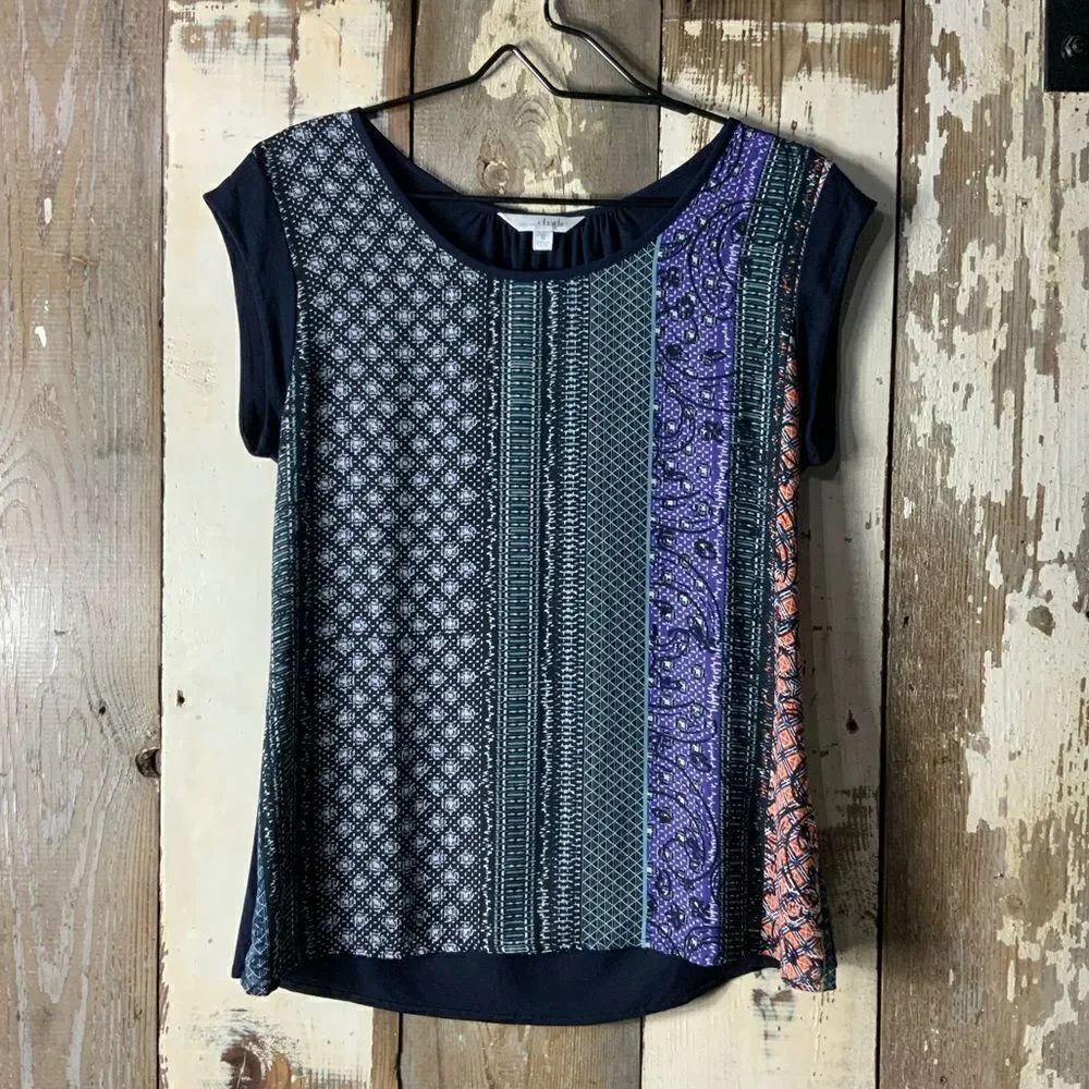 Charming Charlie short sleeve blouse